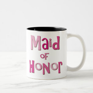Tasse 2 Couleurs Domestique de brun de rose d'honneur