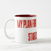 Tasse 2 Couleurs Domination mondiale (Gauche)