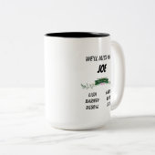 Tasse 2 Couleurs Don aller pour Coworker, Drôle adieu cadeau (Devant droit)