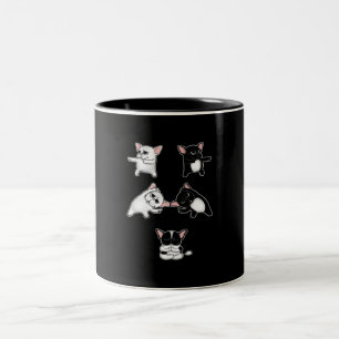 Tasse 2 Couleurs Don de chien   French Bulldog Noir Et Blanc Lovely