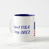 Tasse 2 Couleurs Donald Trump (Devant gauche)
