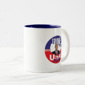 Tasse 2 Couleurs Donald Trump 2020 (Devant droit)