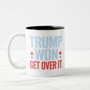 Tasse 2 Couleurs Donald Trump a gagné, il faut s'y faire 2024 Trump