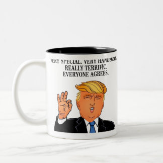 Tasse 2 Couleurs Donald Trump - anniversaire terrible de fête des