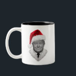Tasse 2 Couleurs Donald Trump Christmas Funny Santa Hat Don<br><div class="desc">Donald Trump Christmas Funny Santa Hat Don</div>