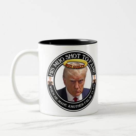 Tasse 2 Couleurs Donald Trump et sa réputation (Gauche)