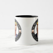 Tasse 2 Couleurs Donald Trump et sa réputation (Centre)