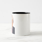 Tasse 2 Couleurs Donald Trump font face (Centre)
