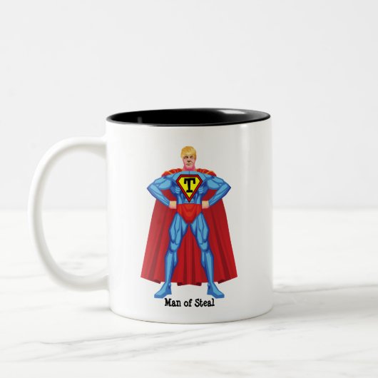 Tasse 2 Couleurs Donald Trump Homme De Vol (Gauche)