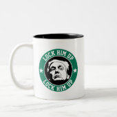 Tasse 2 Couleurs Donald Trump L'enferme (Gauche)