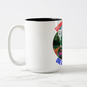 TASSE 2 COULEURS DONALD TRUMP-NETTOYAGE DE L'AMÉRIQUE UN SAC À LA F