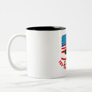 TASSE 2 COULEURS DONALD TRUMP - OUI JE SUIS UNE FILLE TRUMP