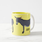 Tasse 2 Couleurs Donkey cartoon (Devant droit)