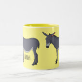 Tasse 2 Couleurs Donkey cartoon (Centre)