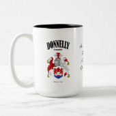 Tasse 2 Couleurs Donnelly Family Crest, Traduction & Signification (Gauche)