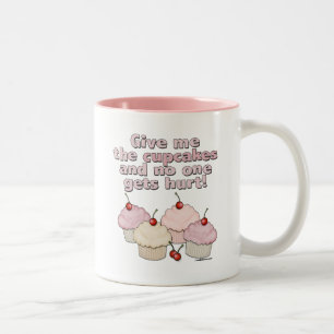 Tasse 2 Couleurs Donnez-moi les petits gâteaux