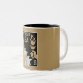 Tasse 2 Couleurs Dons de citoyenneté américaine (Devant droit)