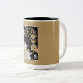 Tasse 2 Couleurs Dons de citoyenneté américaine (Devant droit)