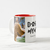 Tasse 2 Couleurs Dons de maman de chien (Devant gauche)