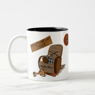 Tasse 2 Couleurs Dons de perdants au Imaginaire de football