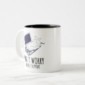 Tasse 2 Couleurs Don't Worry I'm (Devant gauche)