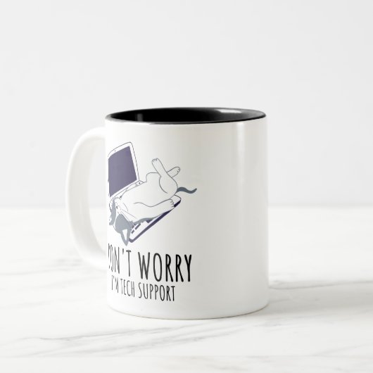 Tasse 2 Couleurs Don't Worry I'm (Devant gauche)