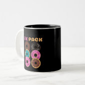 Tasse 2 Couleurs Donut Drôle (Devant gauche)