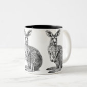 Tasse 2 Couleurs Doodart Kangaroo (Devant droit)