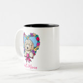 Tasse 2 Couleurs Doodle Maman (Devant gauche)