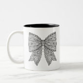 Tasse 2 Couleurs Doodle simple (Gauche)