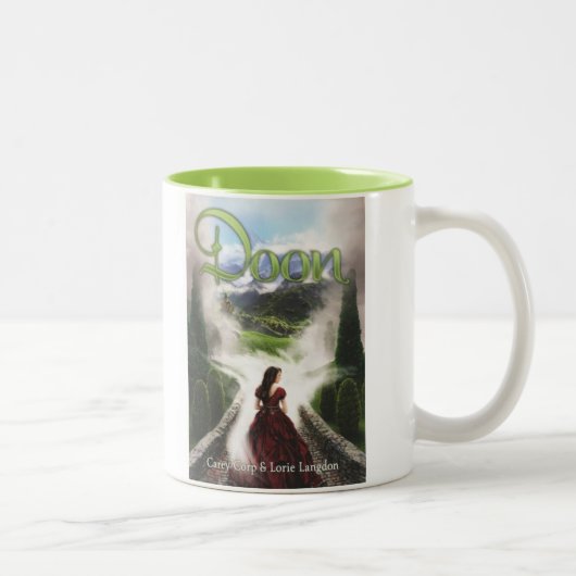 Tasse 2 Couleurs Doon : Gardez le calme et croisez le pont (Droit)