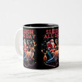 Tasse 2 Couleurs Dormir toute la journée (Devant gauche)