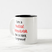 Tasse 2 Couleurs dosimétrique médical (Devant gauche)