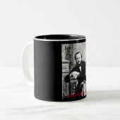 Tasse 2 Couleurs Dostoïevski "Dieu prévu" Citation d'amour Cadeaux  (Devant gauche)