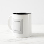 Tasse 2 Couleurs Double interrupteur (Devant gauche)