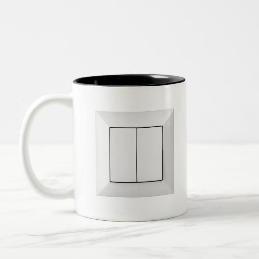 Tasse 2 Couleurs Double interrupteur (Gauche)