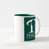 Tasse 2 Couleurs Double logo de Perkins (Devant droit)