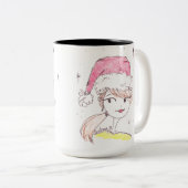 Tasse 2 Couleurs Double problème (Devant droit)