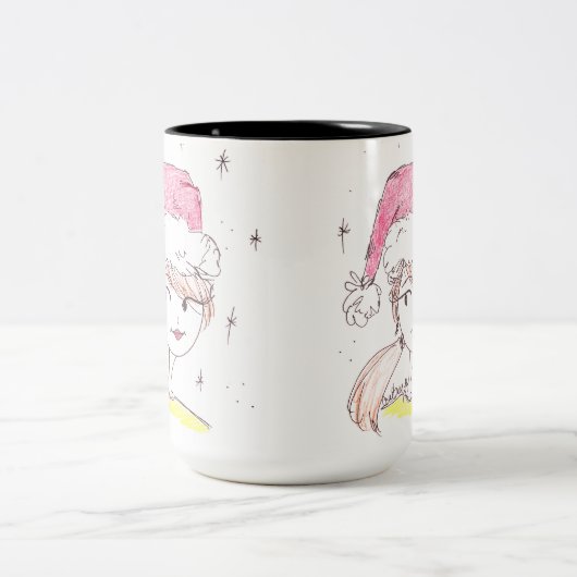 Tasse 2 Couleurs Double problème (Centre)