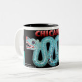 Tasse 2 Couleurs "Double serpent " (Devant gauche)