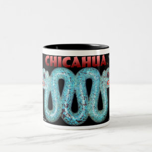 Tasse 2 Couleurs "Double serpent "