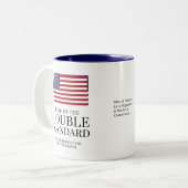 Tasse 2 Couleurs Double standard américain (Devant gauche)