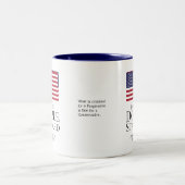 Tasse 2 Couleurs Double standard américain (Centre)