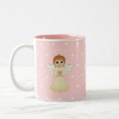 Tasse 2 Couleurs Douces Petits Anges (Gauche)