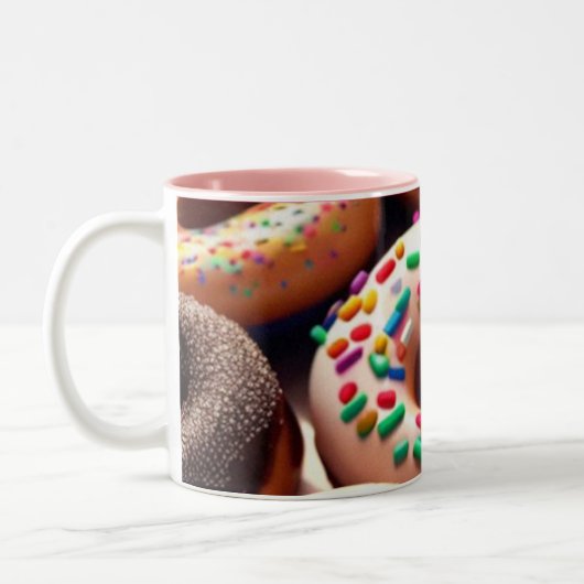 Tasse 2 Couleurs Douceur du beignet : (Gauche)