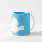 Tasse 2 Couleurs Dove with olive branch (Devant droit)