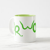 Tasse 2 Couleurs Dr. Worm (Devant gauche)