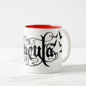 Tasse 2 Couleurs Dracula Halloween (Devant droit)