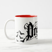 Tasse 2 Couleurs Dracula Halloween (Gauche)