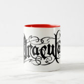 Tasse 2 Couleurs Dracula Halloween (Centre)